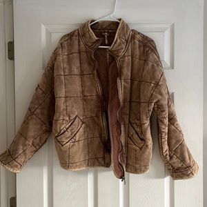 Free people Dolman Quilted Knit Jacket